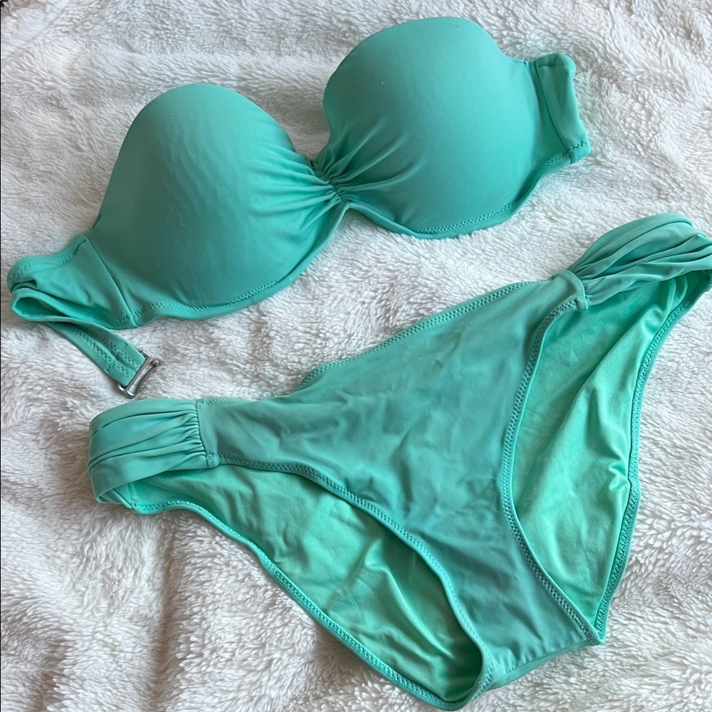 Mint Green Bandeau Victoria’s Secret Bikini